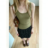 Slender Slings With A Collared Vest Women's Summer Pure Hot Girl To Repair Sleeveless Top