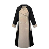 Standing Hair This Coat Female Long 2025 Autumn And Winter New Temperament High-End Hepburn Wind Coat