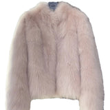 New Environmental Protection Fur Korean Version Of The Short Fur Coat Autumn And Winter Small Fragrant Wind Top Of The Woman In The Autumn And Winter