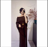 Autumn And Winter New Lazy Wind Irregular Tuxedos Cape Design Fashion Knitted Top Dress Suit Woman