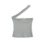 Spice Girls Pink Shoulder Bra Vest Inside And Outside Wearing Sexy Elasticity Pure Lust Umbilling Slings