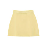 Women's Short-Sleeved Knitted Knitted Knitted Miniskirt