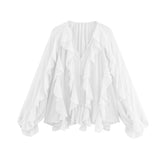 Spring New Laminated Solid Color Shirt 4786063321