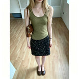 Slender Slings With A Collared Vest Women's Summer Pure Hot Girl To Repair Sleeveless Top