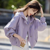 Travel Essential Casual Clothing 2026 Spring Fashion Design Sense Thin With Small Coat Women's Loose Short