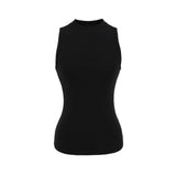 Pure Hottie Basic Yoga Movement Round-Neck Vest Women Summer Bodyless Sleeveless Simple Shirt