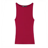 BSK&TRAF Women's Clothing 2026 Summer New Simple Fashion Set Up Sleeveless T-Shirt 2335177