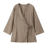 Spring New Crotch Cross Jacket 6078572 Casual Trousers 5057572