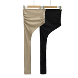 RO Style Design Hottie Low-Waisted Hip Skirt 2025 Summer New Small Irregular Folded Skirt Dress Girl